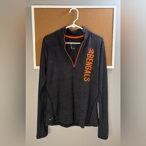 Bengals Quarter Zip - Nike Dri-Fit